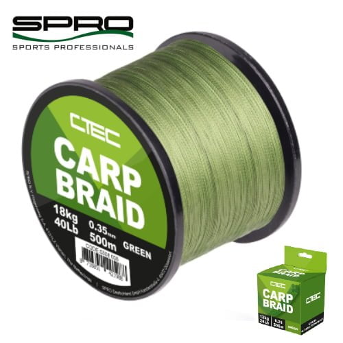 Fir  textil C-TEC CARP GREEN 0.25MM 500M