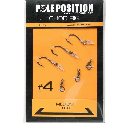 CHOD RIGS POLE POSITION NR 4 3PCS