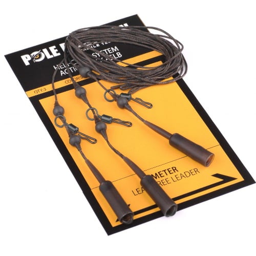 HELI-CHOD ACTION PACK WEED GREEN POLE POSITION 45 LBS 3 PCS