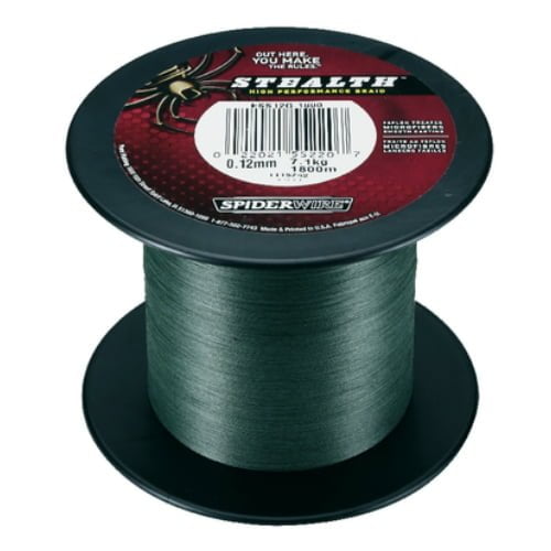 Fir  textil SPIDERWIRE STEALTH 0.25MM MOSS GREEN 1800M
