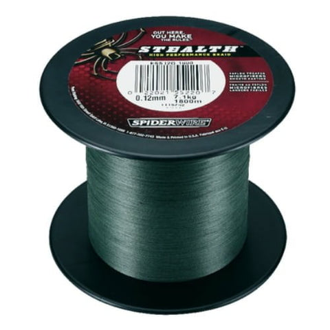 Fir  textil SPIDERWIRE STEALTH 0.17MM MOSS GREEN 1800M