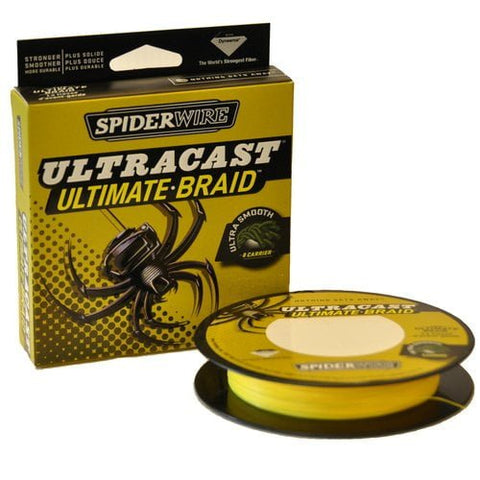 Fir  textil SPIDERWIRE FLUOROBRAID YELLOW 0.10MM 110M-4.6KG