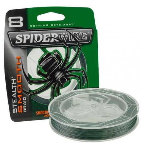 Fir  textil SPIDERWIRE SMOOTH MOSS GREEN 8 0.40MM 49.2 KG 1800 M