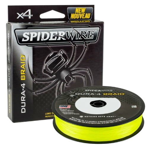 Fir  textil SPIDERWIRE DURA 4 YELLOW 0.20MM 150M 17.0 KG