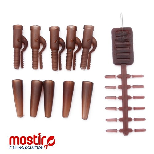 ACCESORII LEAD CLIP HEAVY+BOLT+CON SOFT MARO (5+5+1BUC)