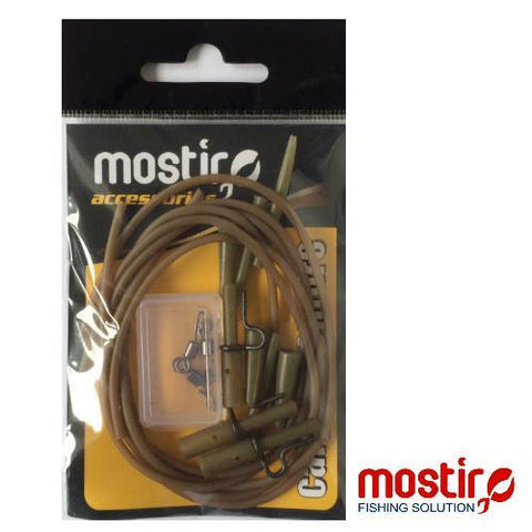KIT 3 MONTURI PB PIERDUT CAMO(3TUB+3 LEAD CLIP LL+3VART RAPID+3 CON)