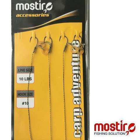 FEEDER RIG WITH PELLET BAND IN BRAID LINE 10 LBS HOOK NO 10 (4 BUC)