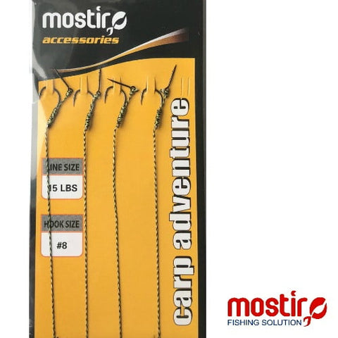 FEEDER RIG WITH LOOP AT END IN BRAID LINE 10 LBS HOOK NO 12 (4 BUC)