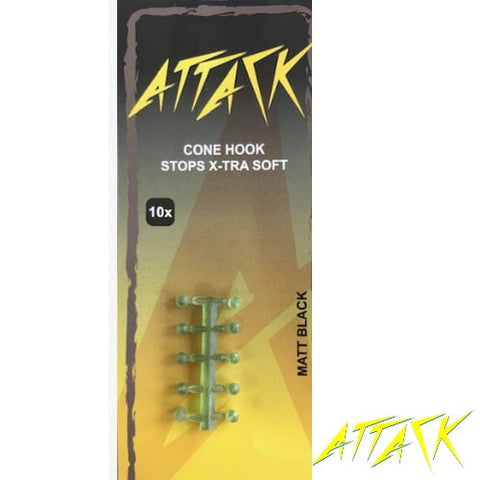 CONE HOOK ATTACK STOPS XTRA SOFT 10PCS