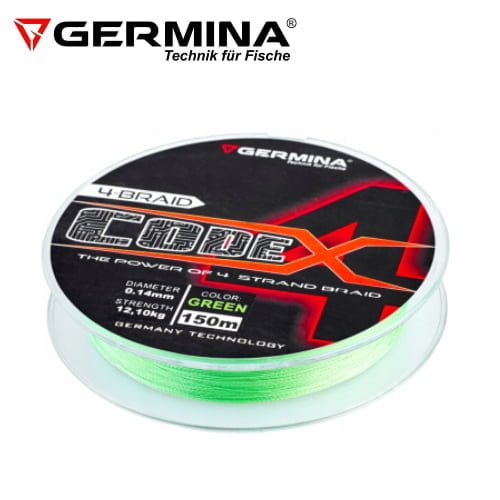 Fir  textil GERMINA CODE 4 GREEN 0.16MM 150M 14.70 KG